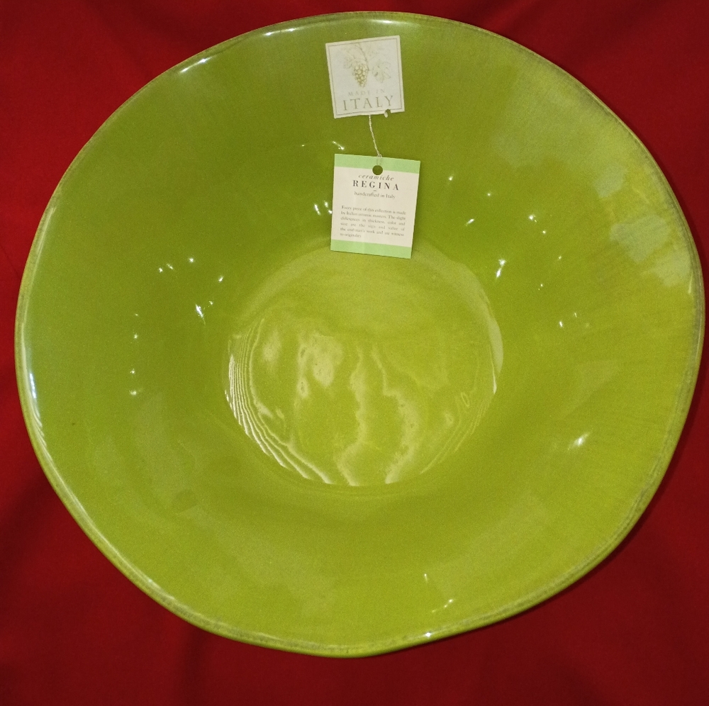 Italian Handcrafted 💚 Ceramic. NWT
